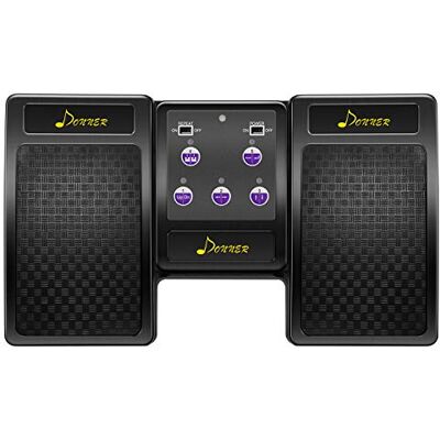 Donner Pédale Tourne-page Bluetooth pour tablette rechargeable Noir Donner Pédale Tourne-page Bluetooth pour tablette rechargeable Noir