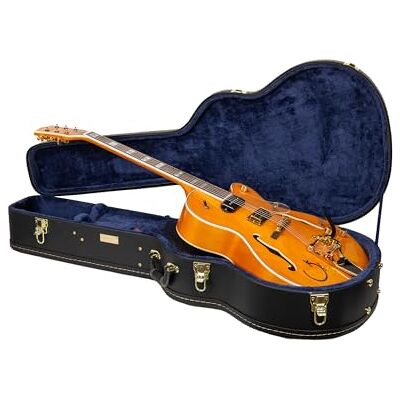 Crossrock Étui en bois pour guitares électriques Archtop/Hollow Body/Jazz de 40,6 cm – Convient pour Gretsch Electromatic, Ibanez, Epiphone, Gibson ES Series, noir (CRW620JA16BK) Crossrock Étui en bois pour guitares électriques Archtop/Hollow Body/Jazz de 40,6 cm – Convient pour Gretsch Electromatic, Ibanez, Epiphone, Gibson ES Series, noir (CRW620JA16BK)