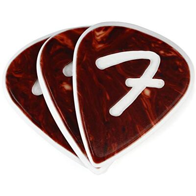Fender ® F-Grip 351 Médiators Shell (Pack de 3) Fender ® F-Grip 351 Médiators Shell (Pack de 3)