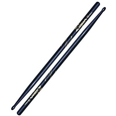 Zildjian Z5ANB Paire de baguettes en nylon Bleu 5A Zildjian Z5ANB Paire de baguettes en nylon Bleu 5A