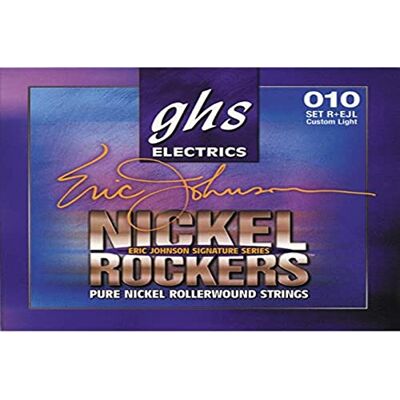 GHS Strings GHS Eric Johnson Signature Set Jeu De Cordes Pour Guitare Electrique R+EJL Light 010/050 GHS Strings GHS Eric Johnson Signature Set Jeu De Cordes Pour Guitare Electrique R+EJL Light 010/050