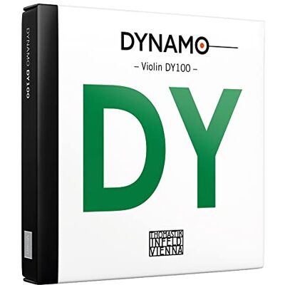 Thomastik -Infeld Dynamo Ensemble de 4 cordes de violon avec cordes alternatives MI,RE,SOL- DY100 Thomastik -Infeld Dynamo Ensemble de 4 cordes de violon avec cordes alternatives MI,RE,SOL- DY100