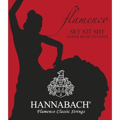 Hannabach cordes pour guitare classique Flamenco série 827 Super High Tension jeu complet Made in Germany 827SHT Hannabach cordes pour guitare classique Flamenco série 827 Super High Tension jeu complet Made in Germany 827SHT