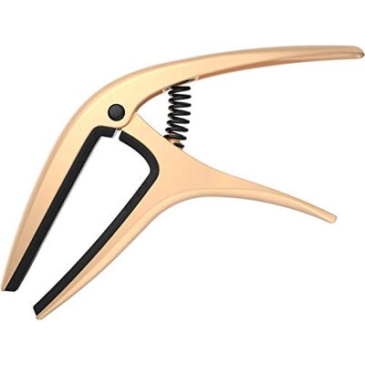 Ernie Ball Axis Dual Radius Capo 2-in-1 Omkeerbare Capo voor Elektrische en Akoestische Gitaar Satin Goud Ernie Ball Axis Dual Radius Capo 2-in-1 Omkeerbare Capo voor Elektrische en Akoestische Gitaar Satin Goud