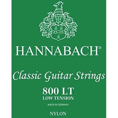 Hannabach Cordes pour guitare classique série 800 Low Tension argenté Jeu complet, 800LT, Cordes pour guitare (fil de cuivre argenté, basse tension, pour guitares classiques d'entrée de gamme) Hannabach Cordes pour guitare classique série 800 Low Tension argenté Jeu complet, 800LT, Cordes pour guitare (fil de cuivre argenté, basse tension, pour guitares classiques d'entrée de gamme)