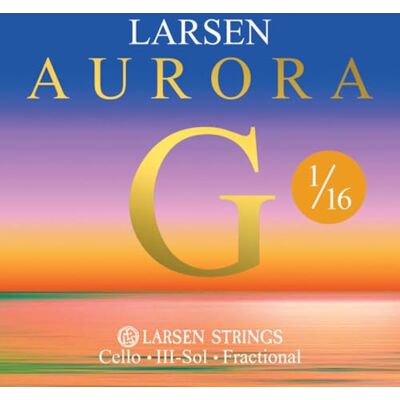 LARSEN STRINGS Larsen Aurora Cordes pour violoncelle medium G 1/16 Medium LARSEN STRINGS Larsen Aurora Cordes pour violoncelle medium G 1/16 Medium