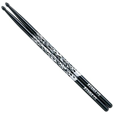TAMA 5B-F-BS Baguettes de tambour Red Rhythmic Fire (ø 15 mm x 406 mm) Noir TAMA 5B-F-BS Baguettes de tambour Red Rhythmic Fire (ø 15 mm x 406 mm) Noir