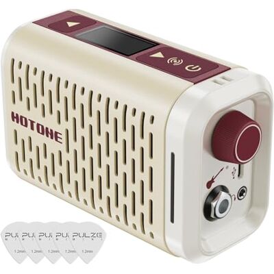 HOTONE Mini amplificateur de modélisation multifonction BT Guitare basse IR Cabines avec Multi FX Application mobile Pulze Mini Ap-5 HOTONE Mini amplificateur de modélisation multifonction BT Guitare basse IR Cabines avec Multi FX Application mobile Pulze Mini Ap-5