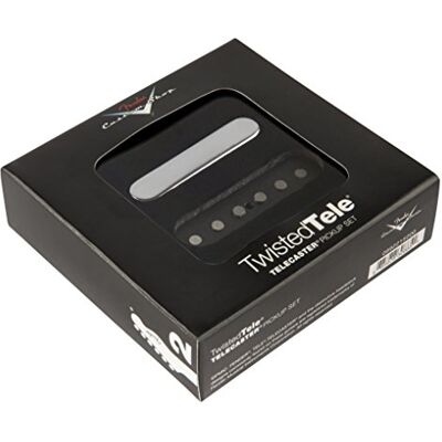 Fender Custom Shop Twisted Tele® Lot de 2 micros Noir/Chrome Fender Custom Shop Twisted Tele® Lot de 2 micros Noir/Chrome