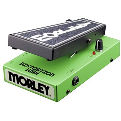 MORLEY 20/20 DISTORTION WAH Pédale Wah distorsion verte MORLEY 20/20 DISTORTION WAH Pédale Wah distorsion verte