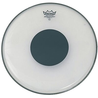REMO peau de batterie CS Ambassador Transparent avec Black Dot 12" CS-0312-10 REMO peau de batterie CS Ambassador Transparent avec Black Dot 12" CS-0312-10