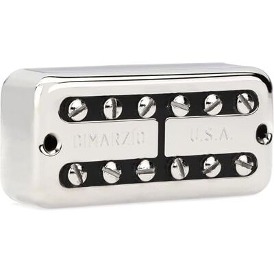 DiMarzio DP 291NBK New'Tron™ Neck Nickel Cover, Black Insert DiMarzio DP 291NBK New'Tron™ Neck Nickel Cover, Black Insert