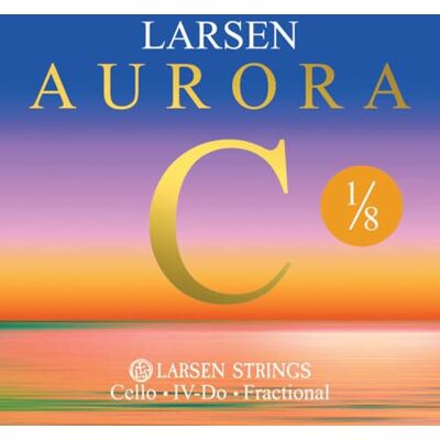 LARSEN STRINGS Larsen Aurora cordes pour violoncelle medium C 1/8 medium LARSEN STRINGS Larsen Aurora cordes pour violoncelle medium C 1/8 medium