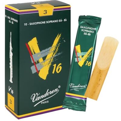 Vandoren Anche pour saxophone soprano V 16 Puissance : 3 Vandoren Anche pour saxophone soprano V 16 Puissance : 3