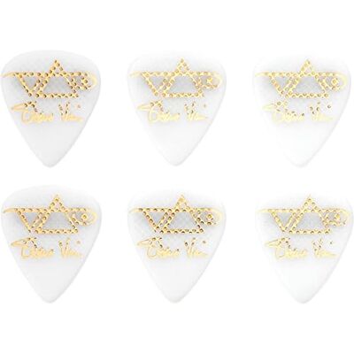 Ibanez B1000SVR-WH Lot de 6 médiators Signature Steve Vai, 1.0mm, Blanc Ibanez B1000SVR-WH Lot de 6 médiators Signature Steve Vai, 1.0mm, Blanc