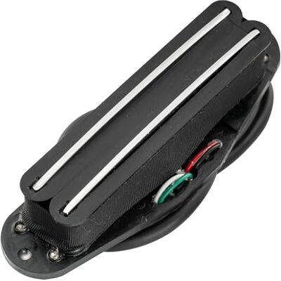 Musiclily Basic Céramique Micro Humbucker Format Simple Bobine Noir pour Guitare électrique Fender Strat Squier Musiclily Basic Céramique Micro Humbucker Format Simple Bobine Noir pour Guitare électrique Fender Strat Squier