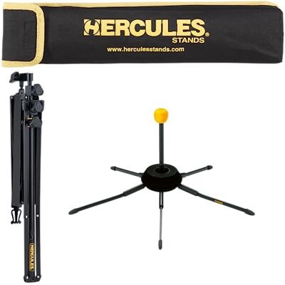 Hercules TravLite Support de trompette avec pupitre et sac Hercules TravLite Support de trompette avec pupitre et sac