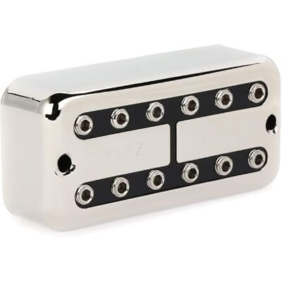 DiMarzio DP 297FNBK Super Distor'Tron™ Bridge Nickel Cover, Black Insert DiMarzio DP 297FNBK Super Distor'Tron™ Bridge Nickel Cover, Black Insert