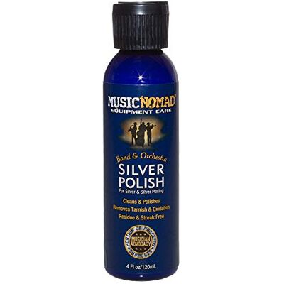 MusicNomad Silver Polish for Silver & Silver-Plated Instruments, 4 oz (MN701) MusicNomad Silver Polish for Silver & Silver-Plated Instruments, 4 oz (MN701)