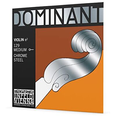 Thomastik-Infeld Dominant corde de violon mi 4/4 – corde simple (129), âme acier inoxydable, nue, tension moyenne Thomastik-Infeld Dominant corde de violon mi 4/4 – corde simple (129), âme acier inoxydable, nue, tension moyenne