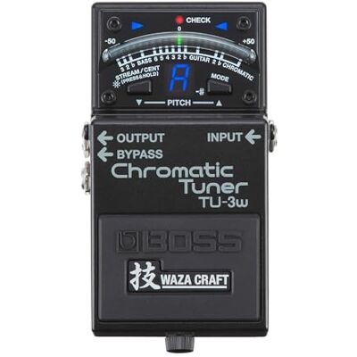 Boss TU-3W Waza Craft Special Edition Chromatic Tuner Pedal Boss TU-3W Waza Craft Special Edition Chromatic Tuner Pedal