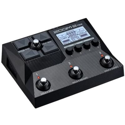 Zoom G2 FOUR Pédale multi-effets compacte pour guitare avec un son exceptionnel, modélisation d'amplis, modélisation d'effets de pédales boutique, technologie IR pour la scène et le studio Zoom G2 FOUR Pédale multi-effets compacte pour guitare avec un son exceptionnel, modélisation d'amplis, modélisation d'effets de pédales boutique, technologie IR pour la scène et le studio