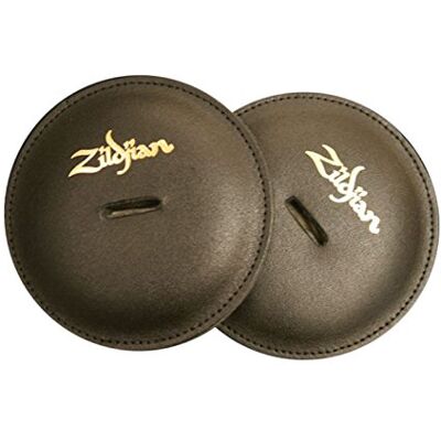 Zildjian P0751 Leather Hand Cymbal Pad, Black, pair Zildjian P0751 Leather Hand Cymbal Pad, Black, pair