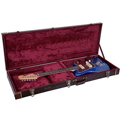 Crossrock CRW600JMBR Étui en bois pour guitares électriques Jazzmaster/Jaguar Marron vintage Crossrock CRW600JMBR Étui en bois pour guitares électriques Jazzmaster/Jaguar Marron vintage