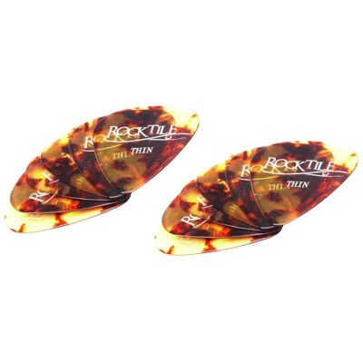 Rocktile 12 pièce Plectres originals (thin) Rocktile 12 pièce Plectres originals (thin)