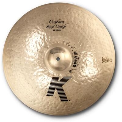 Zildjian K Custom Series 16" Fast Crash Cymbal Brilliant finish Zildjian K Custom Series 16" Fast Crash Cymbal Brilliant finish