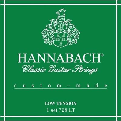 Hannabach Cordes de guitare classique Série 728 Low Tension Custom Made Jeu 728LT Hannabach Cordes de guitare classique Série 728 Low Tension Custom Made Jeu 728LT