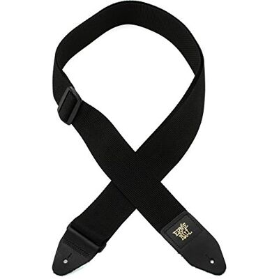Ernie Ball Sangle de guitare en polypropylène, noire (P04037) Ernie Ball Sangle de guitare en polypropylène, noire (P04037)