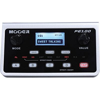 MOOER PE100 Guitar Effects, Black MOOER PE100 Guitar Effects, Black