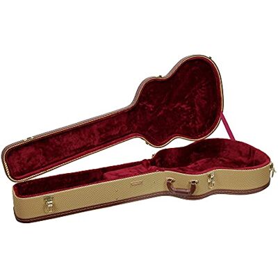 Crossrock Étui Guitare Basse Acoustique Bois Finition Tissu Tweed (Vinyl Tweed), Coque Arquée, Serrures Dorées – Protection Rigide Renforcée Crossrock Étui Guitare Basse Acoustique Bois Finition Tissu Tweed (Vinyl Tweed), Coque Arquée, Serrures Dorées – Protection Rigide Renforcée