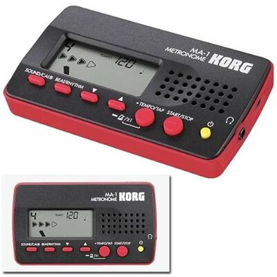 Korg MA-1 Métronome numérique Noir/rouge Korg MA-1 Métronome numérique Noir/rouge