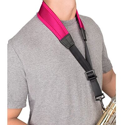 ProTec NLS310MHP Sangle de cou réglable pour saxophone Rose vif 55,9 cm ProTec NLS310MHP Sangle de cou réglable pour saxophone Rose vif 55,9 cm