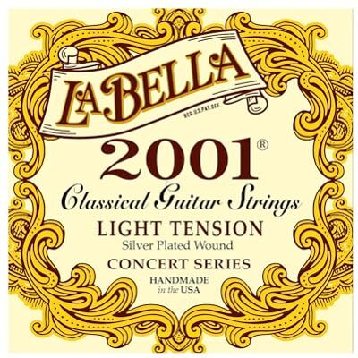 La Bella Labella L2001LT Concert Série Jeu de Cordes pour Guitare Light Tension La Bella Labella L2001LT Concert Série Jeu de Cordes pour Guitare Light Tension