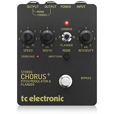 TC Electronic Pédale stéréo Chorus Flanger SCF GOLD TC Electronic Pédale stéréo Chorus Flanger SCF GOLD