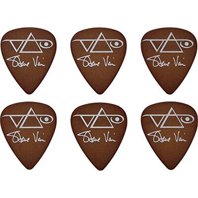 Ibanez Signature Series Lot de 6 médiators Steve Vai Marron Ibanez Signature Series Lot de 6 médiators Steve Vai Marron