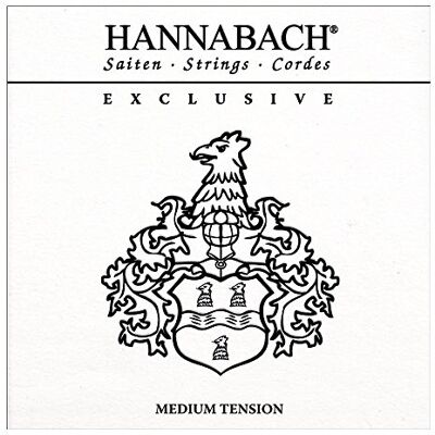 Hannabach Cordes de guitare classique Série Exclusive Medium Tension Mi6w EXCL6MT Hannabach Cordes de guitare classique Série Exclusive Medium Tension Mi6w EXCL6MT