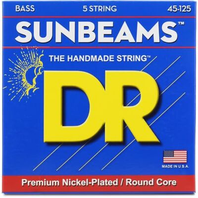 DR Strings DR Sunbeam NMR5-45 Sunbeam Corde moyenne 5 cordes DR Strings DR Sunbeam NMR5-45 Sunbeam Corde moyenne 5 cordes
