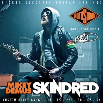 Rotosound Jeu de cordes pour Guitare Électrique Signature MD10 MIKEY DEMUS SIGNATURE Custom 10-54 Rotosound Jeu de cordes pour Guitare Électrique Signature MD10 MIKEY DEMUS SIGNATURE Custom 10-54
