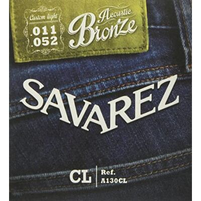 Savarez A130CL Jeu de cordes pour Guitare acoustique bronze Savarez A130CL Jeu de cordes pour Guitare acoustique bronze