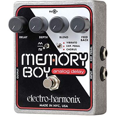 electro-harmonix Memory Boy Pédale pour Guitare électrique Argent electro-harmonix Memory Boy Pédale pour Guitare électrique Argent