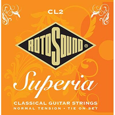 Rotosound Cordes pour Guitare de Concert/Guitare Classique Superia CL2 Jeu de cordes Superia CL2 Tension: 28 32 40 30 36 45 Rotosound Cordes pour Guitare de Concert/Guitare Classique Superia CL2 Jeu de cordes Superia CL2 Tension: 28 32 40 30 36 45