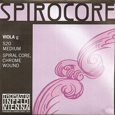 Thomastik-Infeld Thomastik Corde Alto 4/4 Spirocore corde Sol noyau spirale filé Acier chromé, moyen Thomastik-Infeld Thomastik Corde Alto 4/4 Spirocore corde Sol noyau spirale filé Acier chromé, moyen