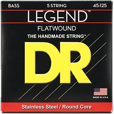 DR Strings DR String FL5-45 Legends Jeu de cordes pour guitare basse DR Strings DR String FL5-45 Legends Jeu de cordes pour guitare basse