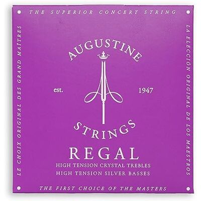 Augustine Cordes pour guitare classique Jeu d'étiquettes pour étagères blue light Augustine Cordes pour guitare classique Jeu d'étiquettes pour étagères blue light