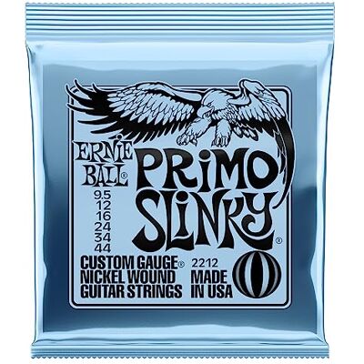 Ernie Ball Primo Slinky Nickel Wound Electric Guitar Strings 9.5-44 Gauge Ernie Ball Primo Slinky Nickel Wound Electric Guitar Strings 9.5-44 Gauge