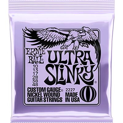 Ernie Ball Ultra Slinky Nickelwound Electric Guitar Strings 10-48 Gauge Ernie Ball Ultra Slinky Nickelwound Electric Guitar Strings 10-48 Gauge